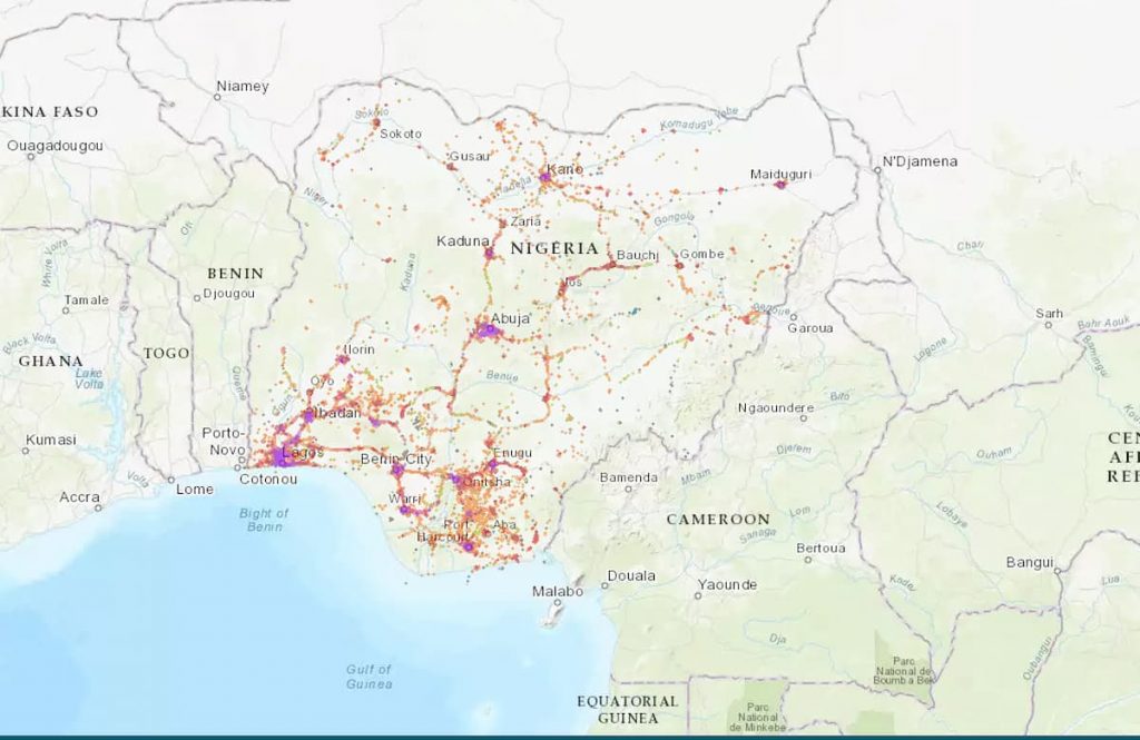 MTN Network Coverage in Nigeria